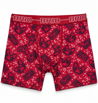Bóxer Brio Niño Junior En Microfibra Sublimada