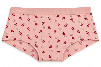 Cachetero Dama Pecado Dulce En Algodón Estampada