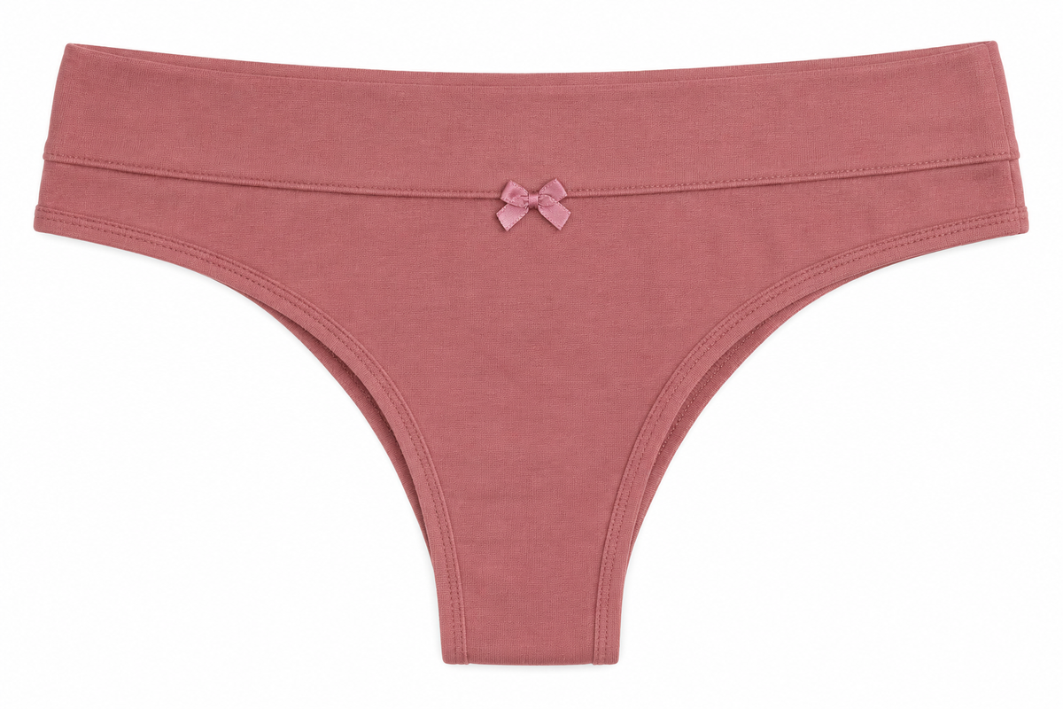 Panty Femenino de Corte Brasilero Dama Pecado Dulce Fondo Entero En Algodón