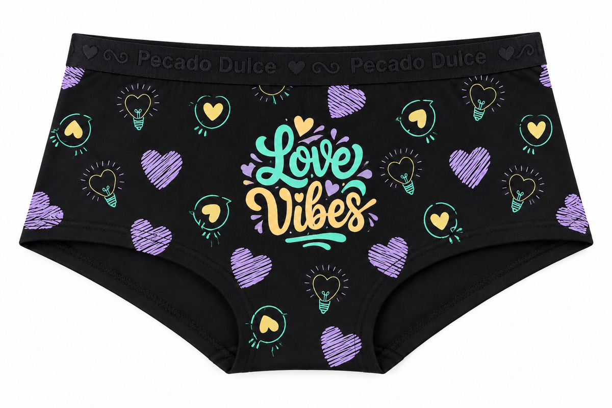 Cachetero Dama Pecado Dulce En Algodón Estampado
