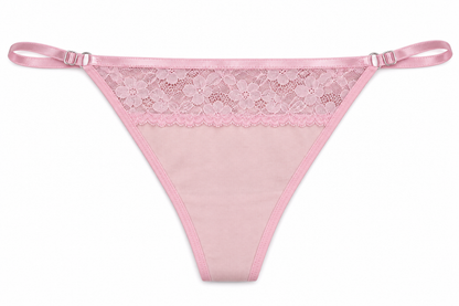 Panty Femenino de Corte Brasilero Dama Pecado Dulce En Algodón Y Encaje