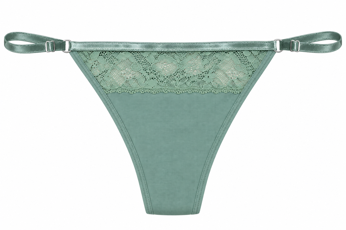 Panty Femenino de Corte Brasilero Dama Pecado Dulce En Algodón Y Encaje