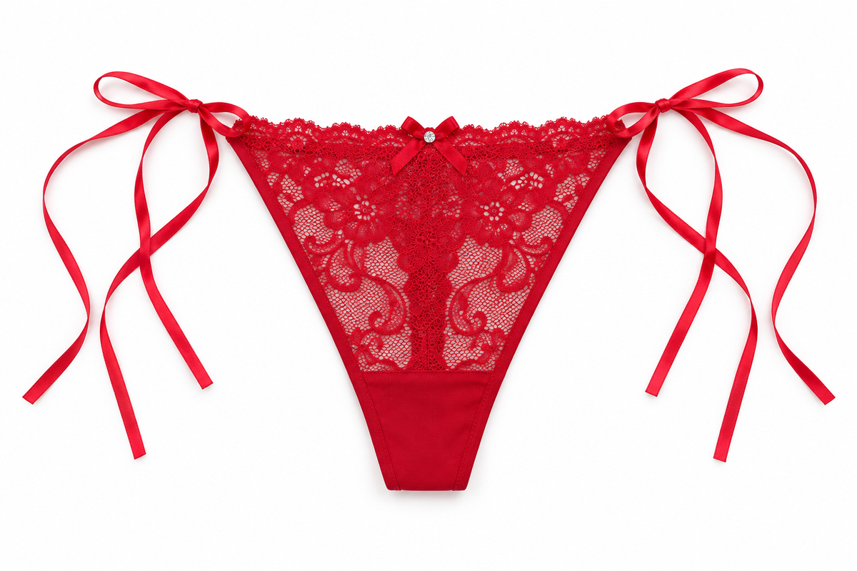 Panty Femenino de Corte Brasilero Dama Pecado Dulce Fondo Entero En Encaje