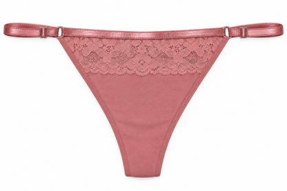 Panty Femenino de Corte Brasilero Dama Pecado Dulce En Algodón Y Encaje