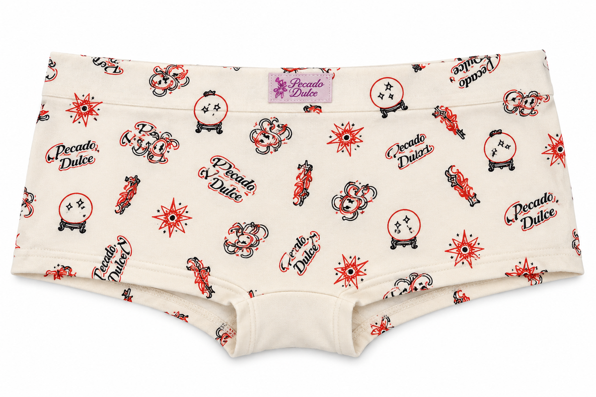 Bóxer Dama Pecado Dulce En Algodón Estampado