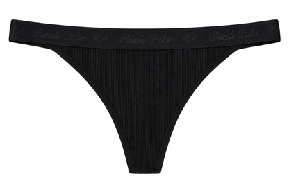 Panty Femenino de Corte Brasilero Dama Pecado Dulce En Rib Con Elástico