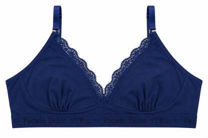 Top Materno Dama Pecado Dulce En Algodón Y Encaje