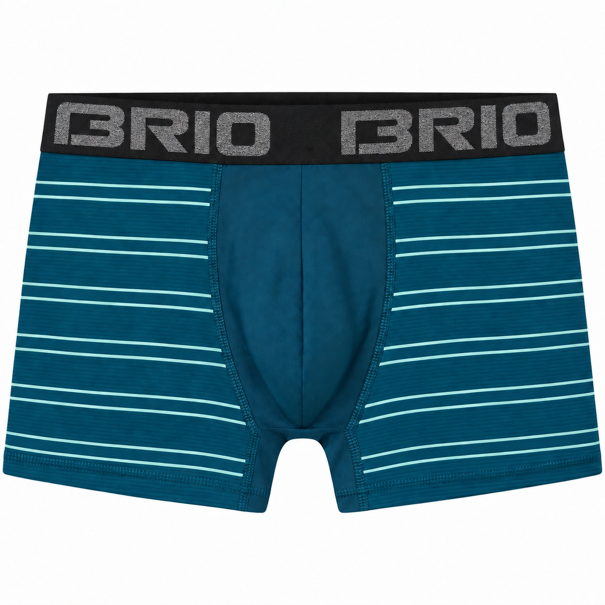 Bóxer Brio Hombre Rayas Corto En Microfibra
