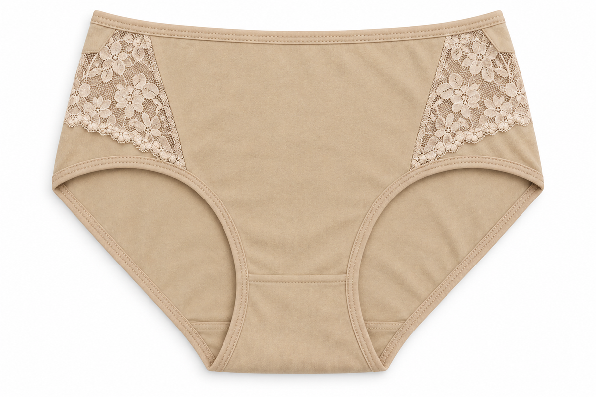 Panty Señorero Pecado Dulce Fondo Entero En Algodón y Encaje