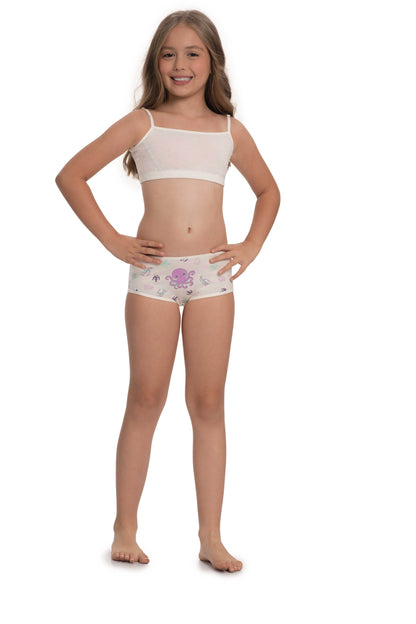 Panty Niña Pecado Dulce Estampado En Algodón