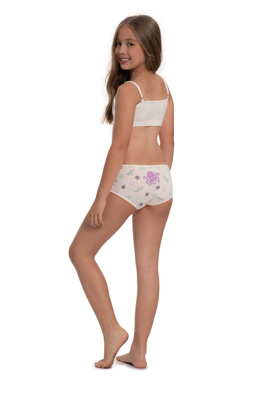 Panty Niña Pecado Dulce Estampado En Algodón