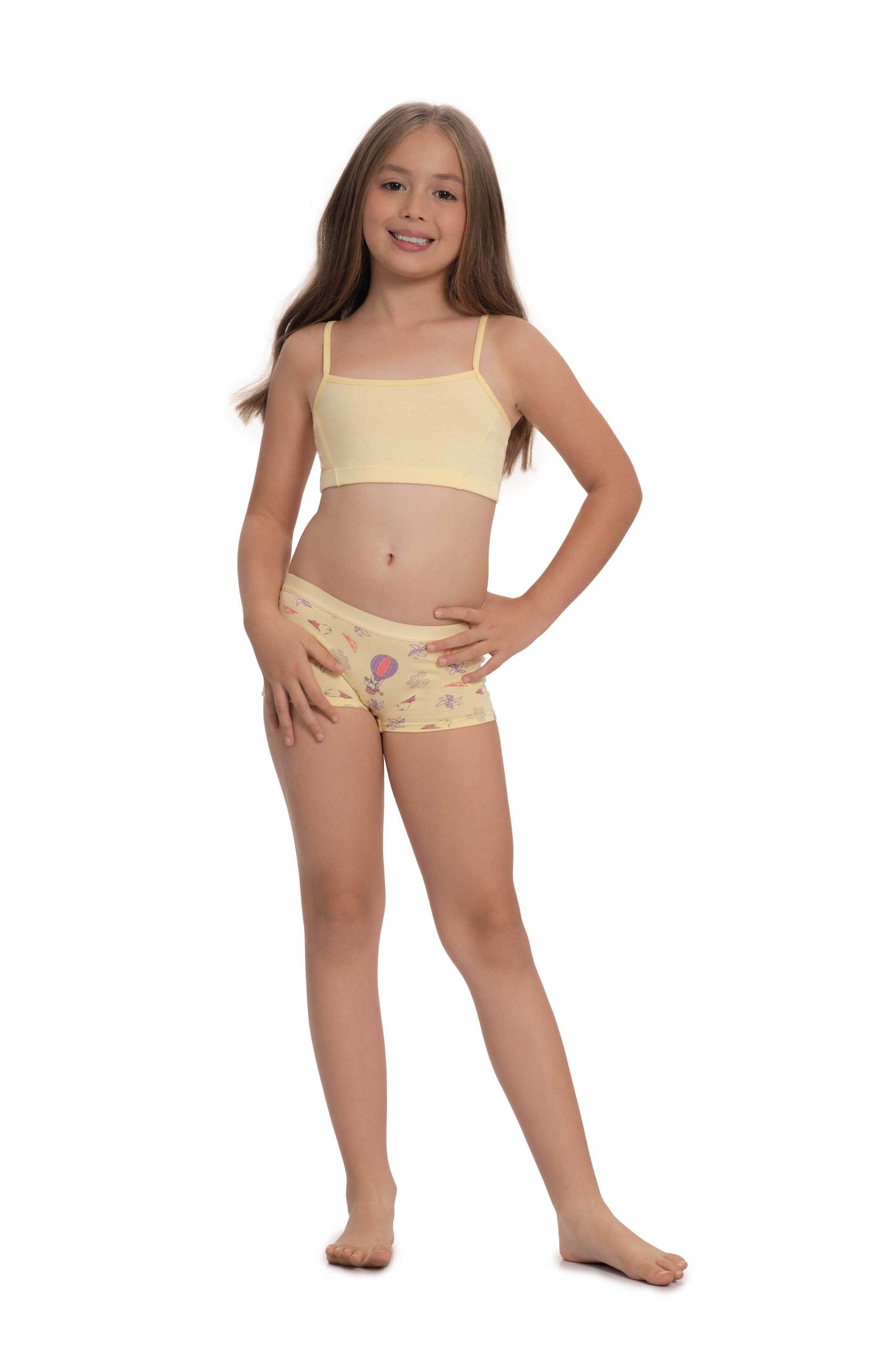 Top Niña Pecado Dulce Fondo Entero En Algodón