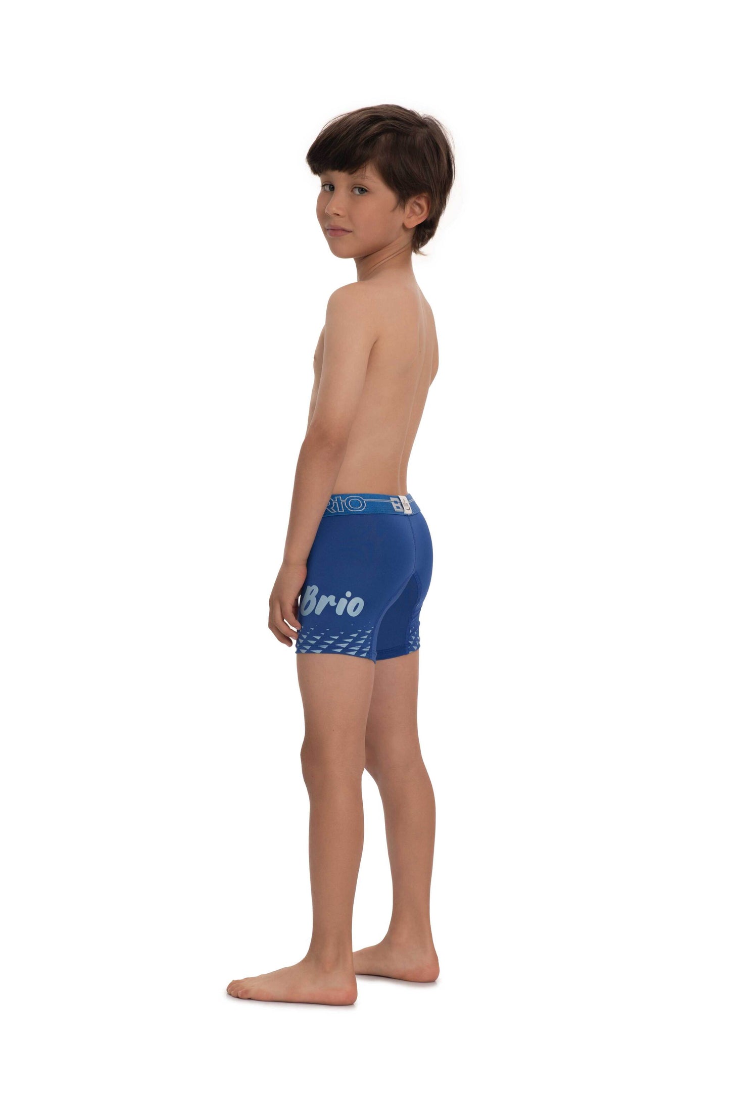 Bóxer Brio Niño Corto en Microfibra Y Estampado