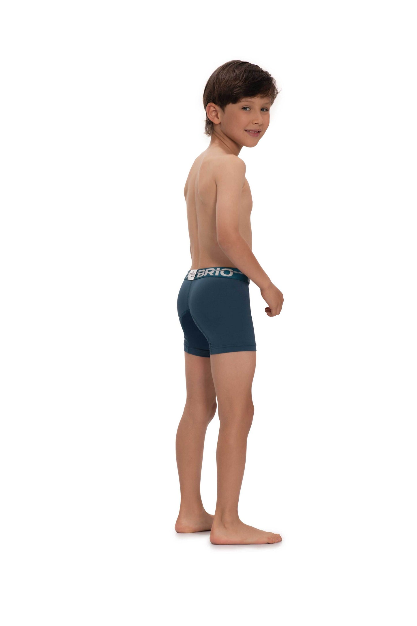 Bóxer Brio Niño Estampado Corto En Microfibra