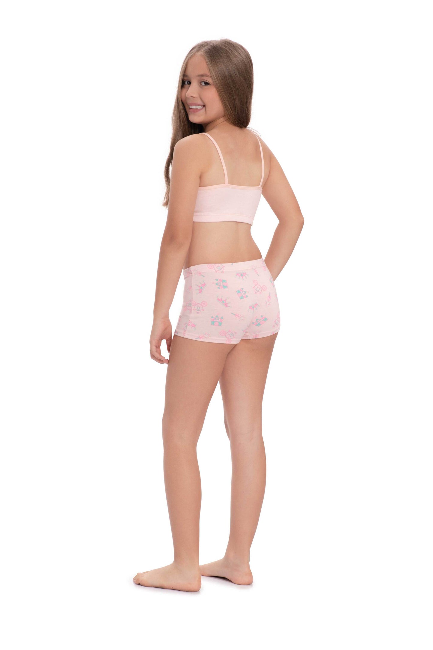 Bóxer Niña Pecado Dulce En Algodón Estampado