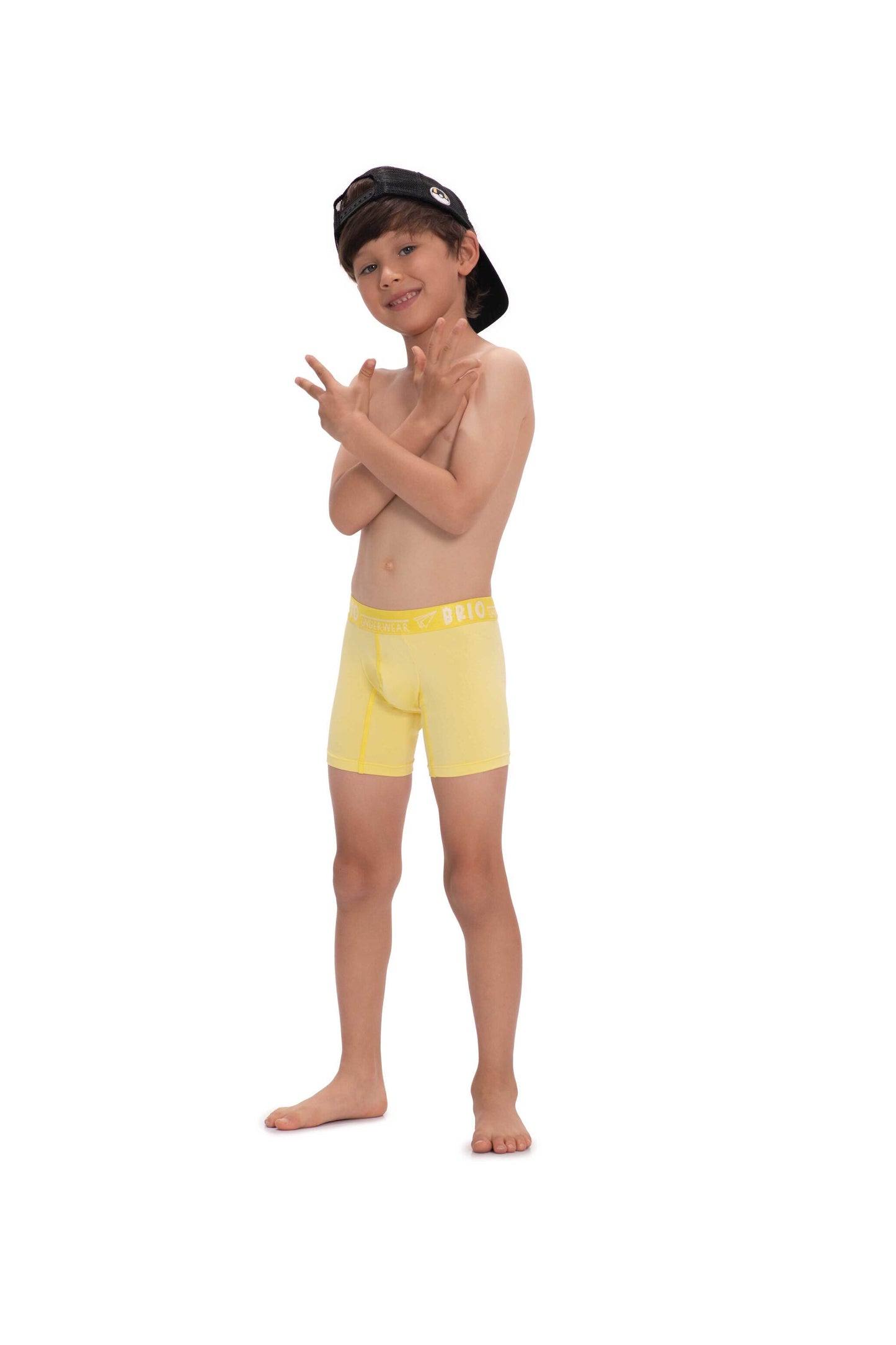 Trío Bóxer Niño Brio En Microfibra