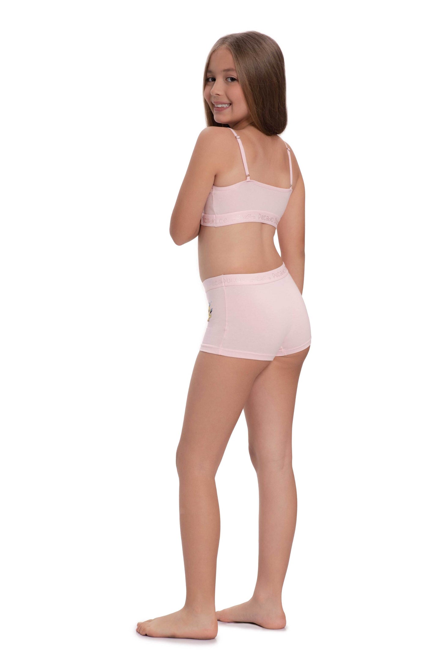 Conjunto Niña Pecado Dulce En Algodón Estampado
