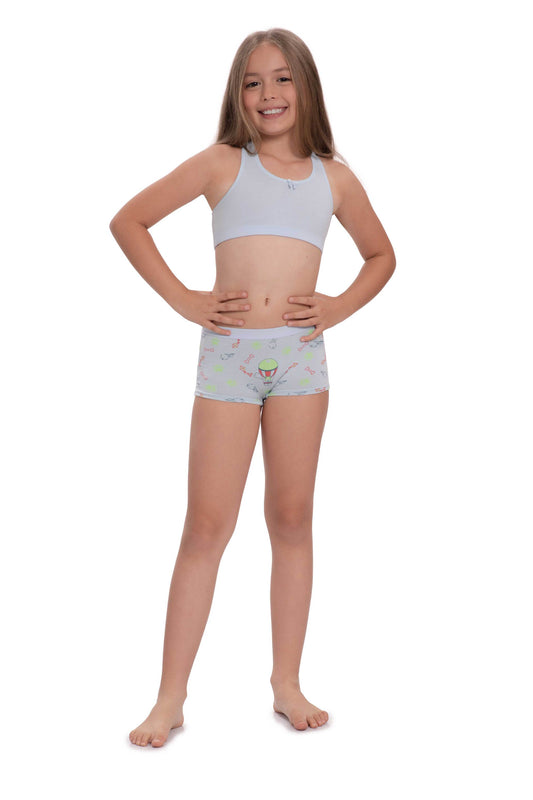 Trío Bóxer Niña  Pecado Dulce Estampado En Algodón