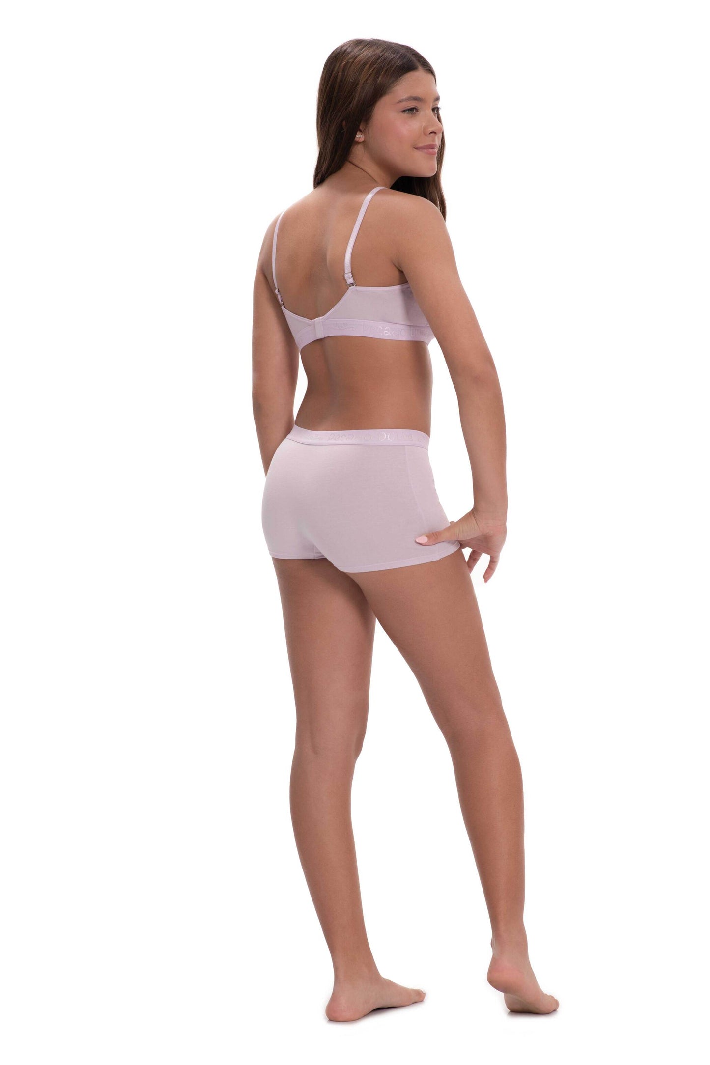 Conjunto Pecado Dulce Niña de Top Y Bóxer En Algodón