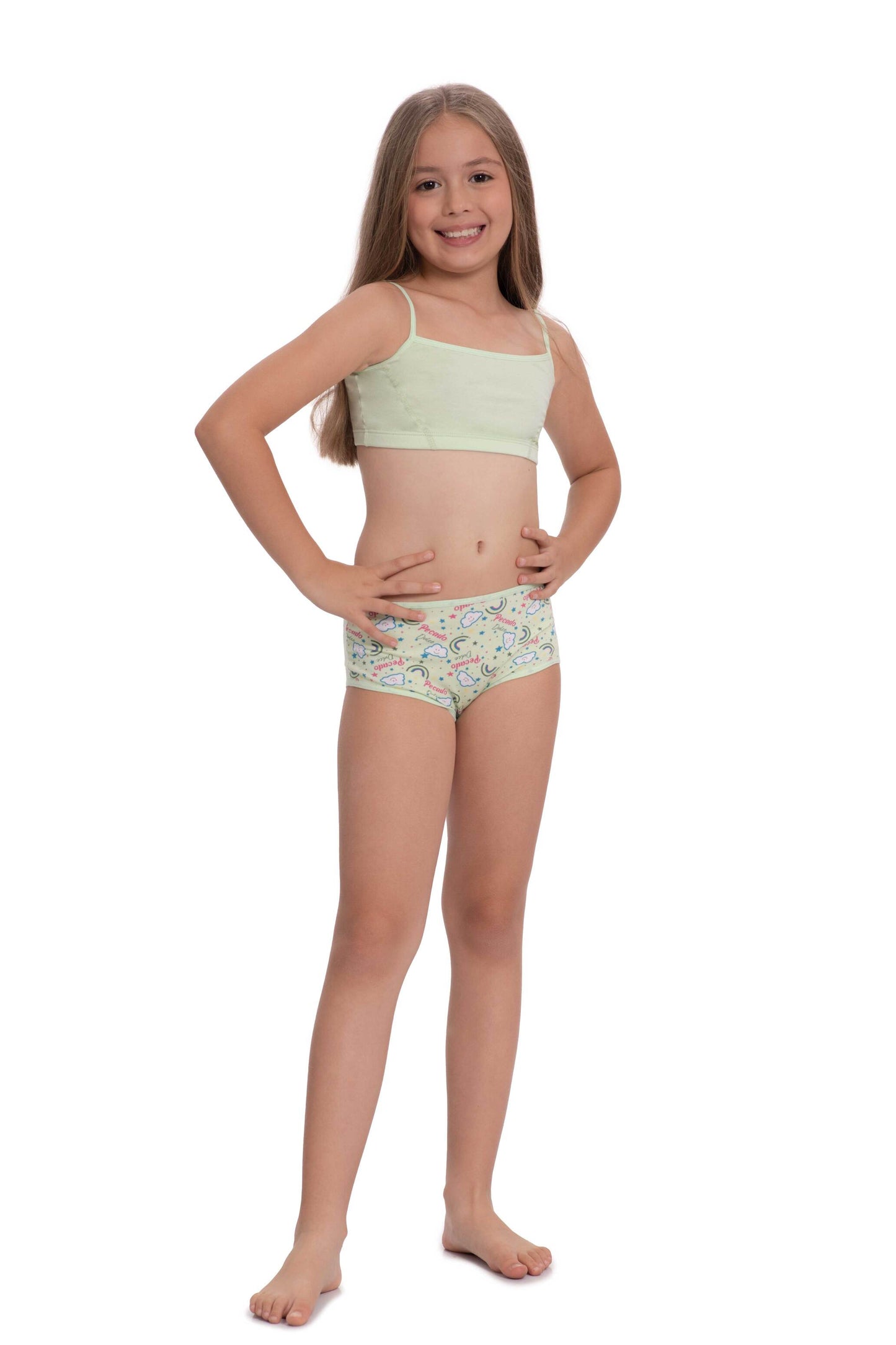Panty Niña Pecado Dulce En Algodón Estampado