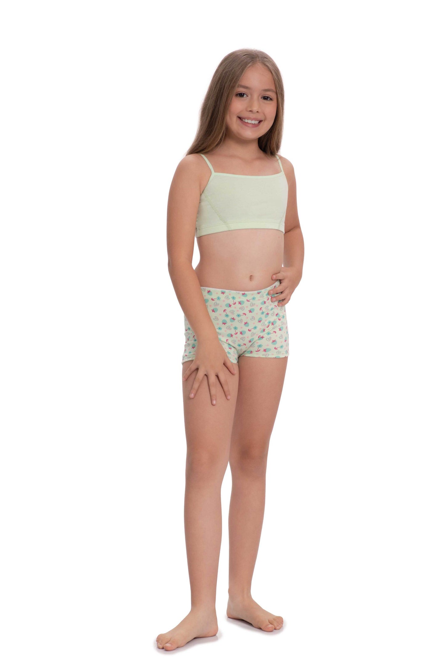 Bóxer Niña Pecado Dulce En Algodón Estampado