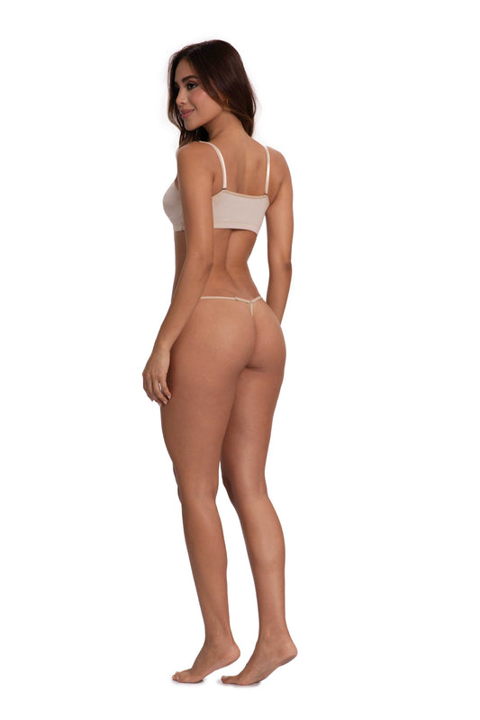 Paquete x 3 Panty Femenino de Corte Brasilero Dama En Algodón