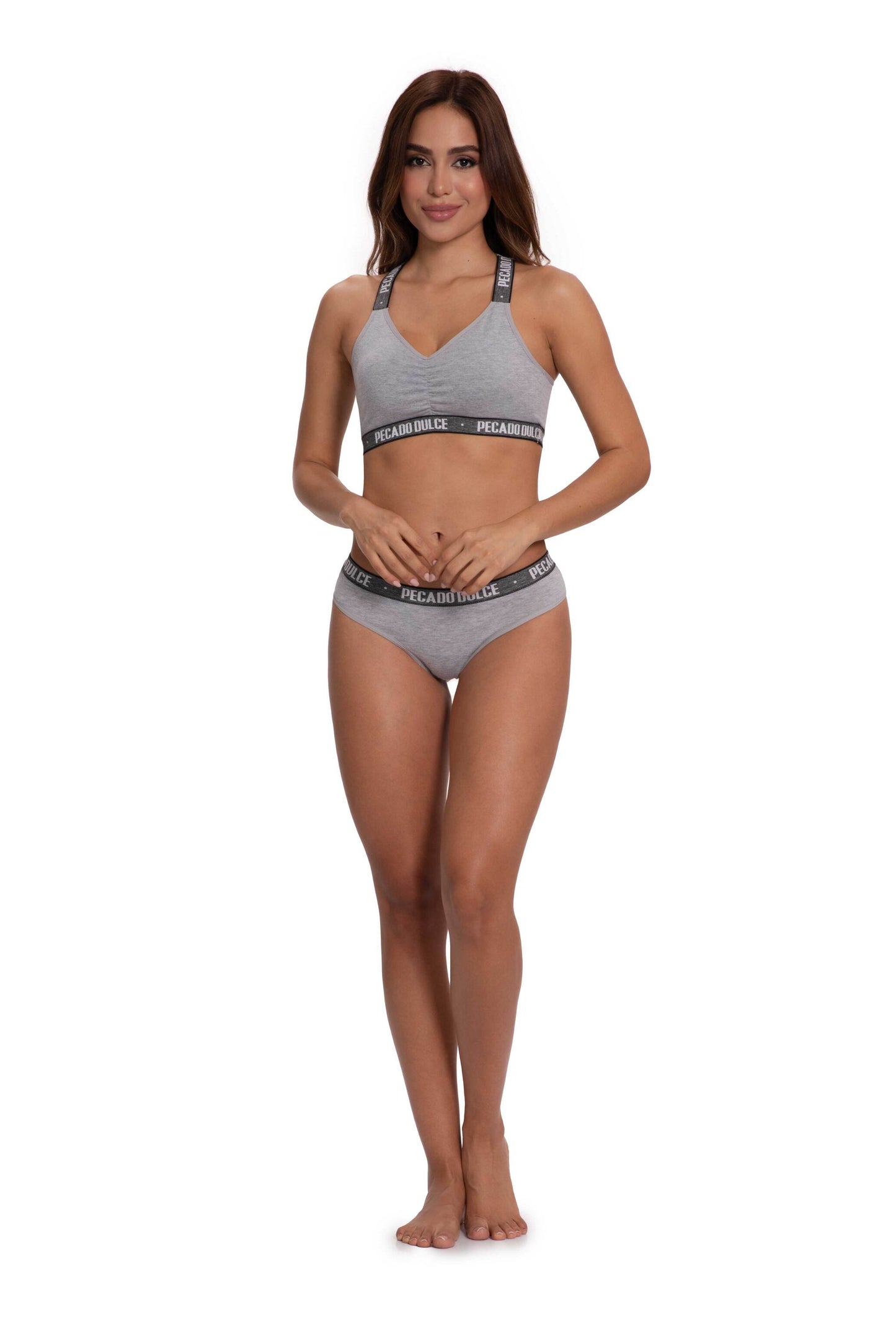 Brasilera Dama Pecado Dulce Fondo Entero En Algodón