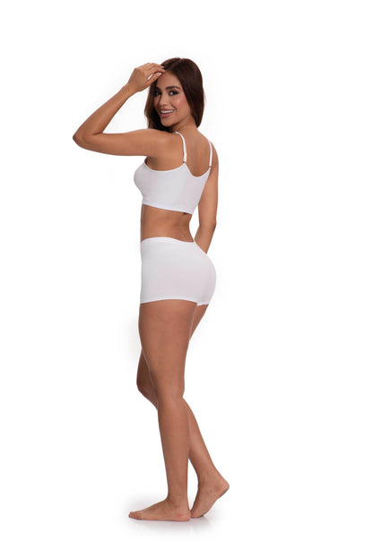 Top Dama Pecado Dulce Sin Costura En Tela Tubular