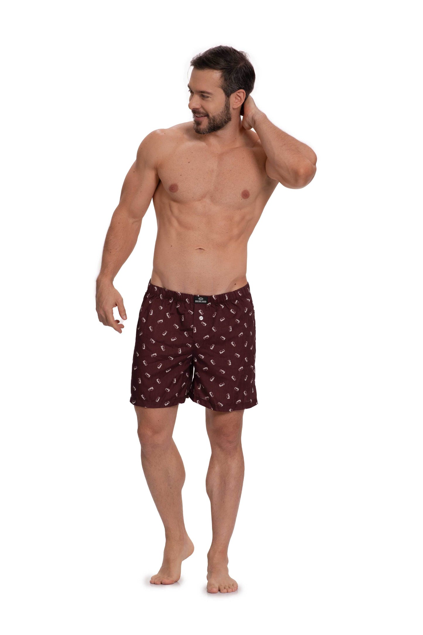 Pijamero Brio Hombre Estampado Tejido Plano