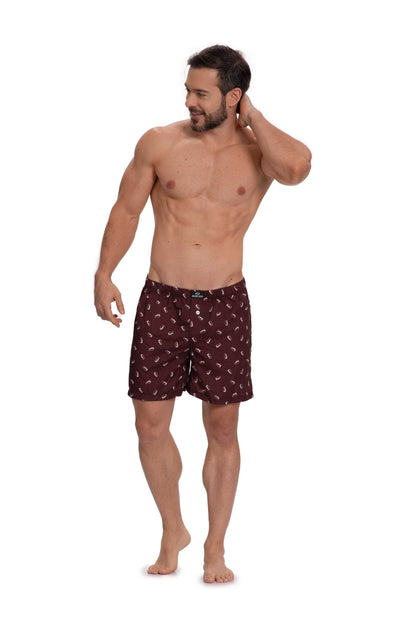 Pijamero Brio Hombre Estampado Tejido Plano