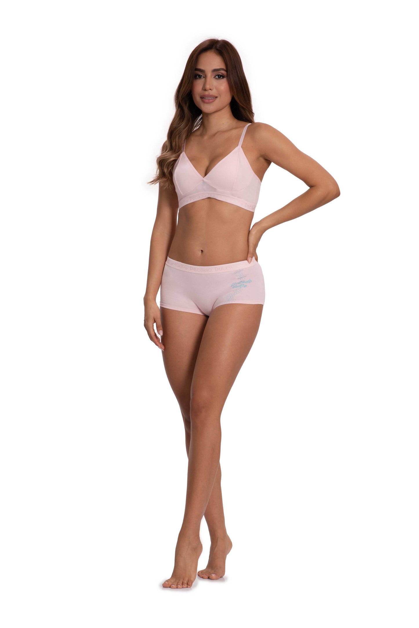 Cachetero Dama Pecado Dulce En Algodón Estampado