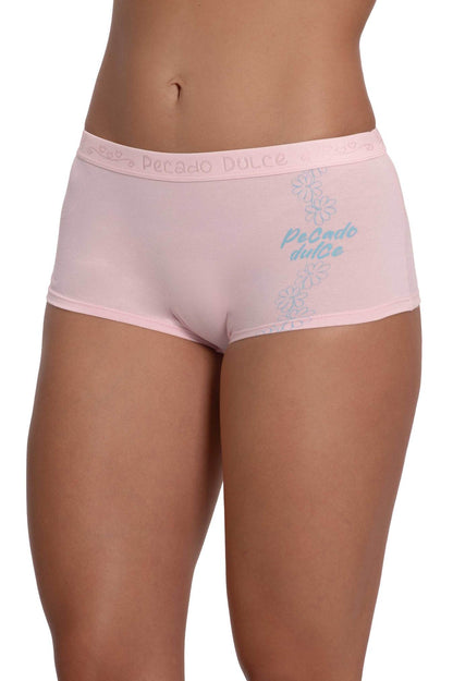 Cachetero Dama Pecado Dulce En Algodón Estampado