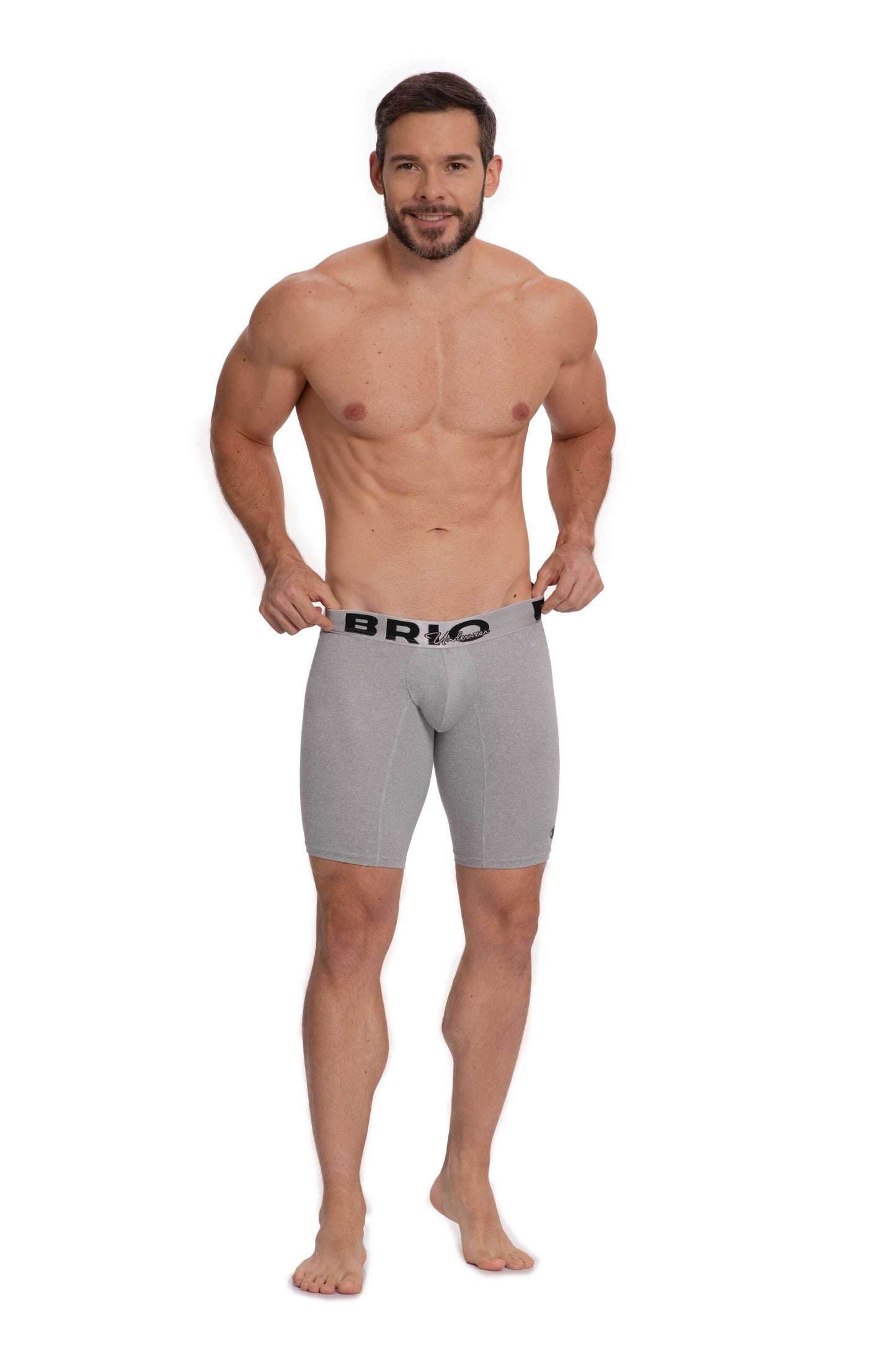 Bóxer Brio Hombre Fondo Entero Extralargo En Algodón