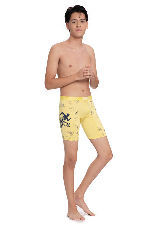 Bóxer Brio Junior Microfibra Estampado En 2 Piernas