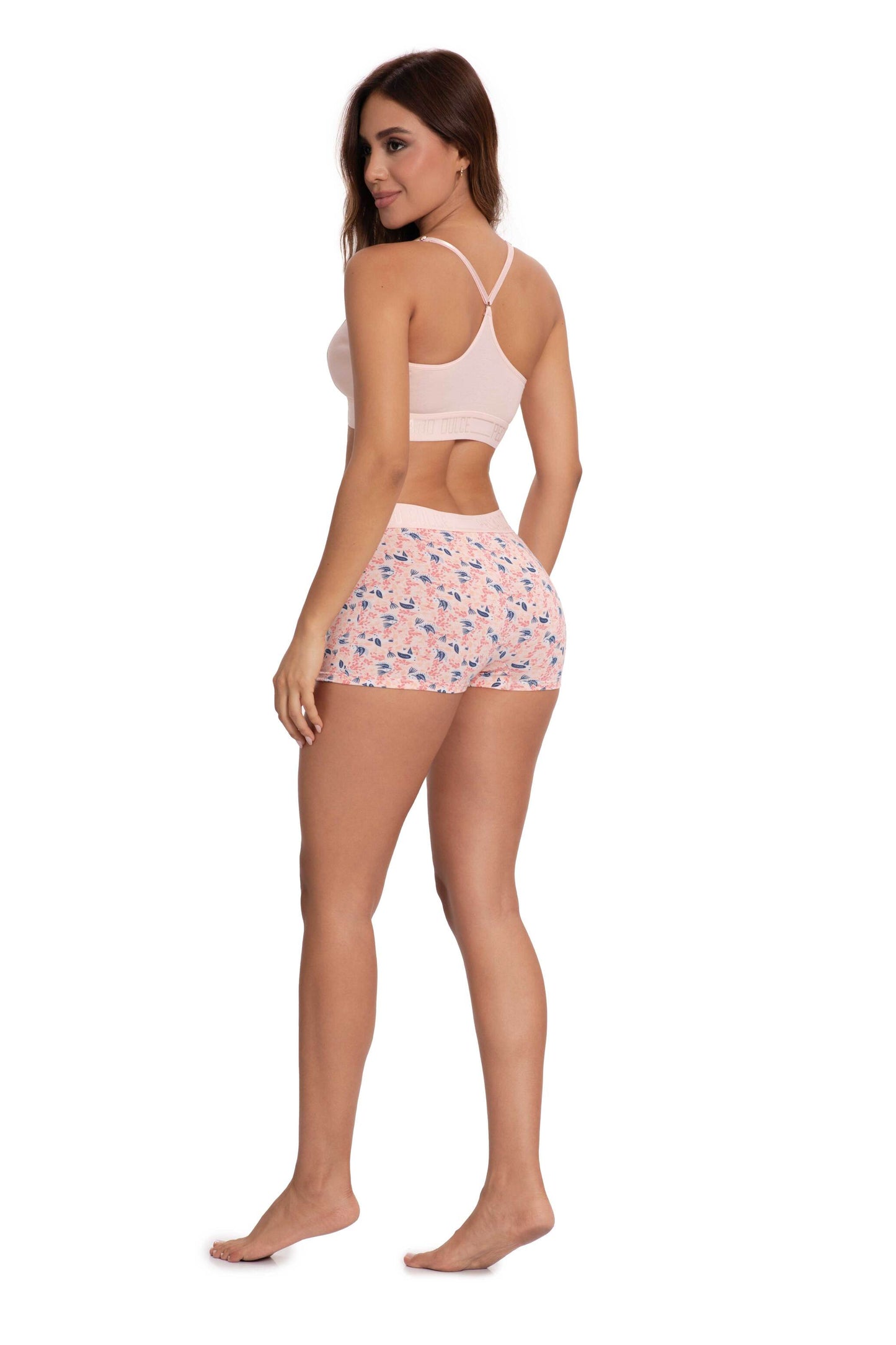 Cachetero Dama Pecado Dulce En Algodón Estampado