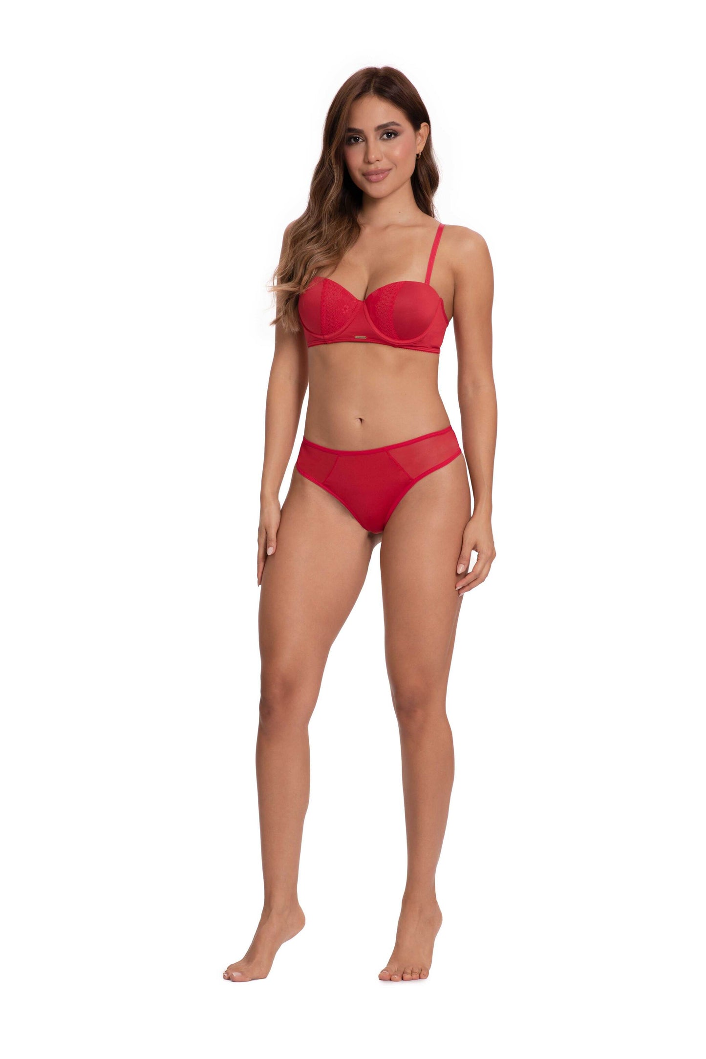 Brasilera Dama Pecado Dulce En Microfibra y Maya