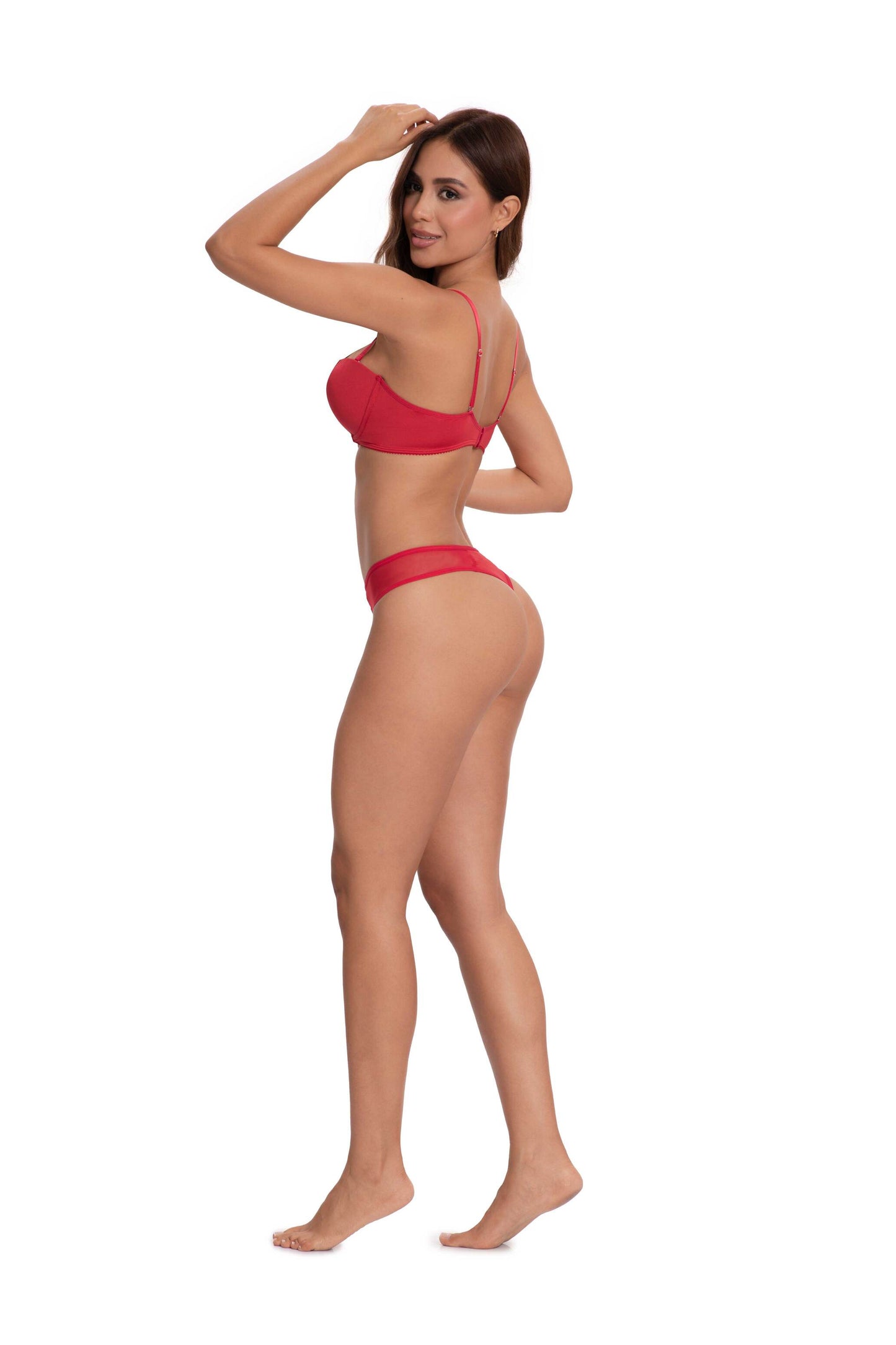 Brasilera Dama Pecado Dulce En Microfibra y Maya