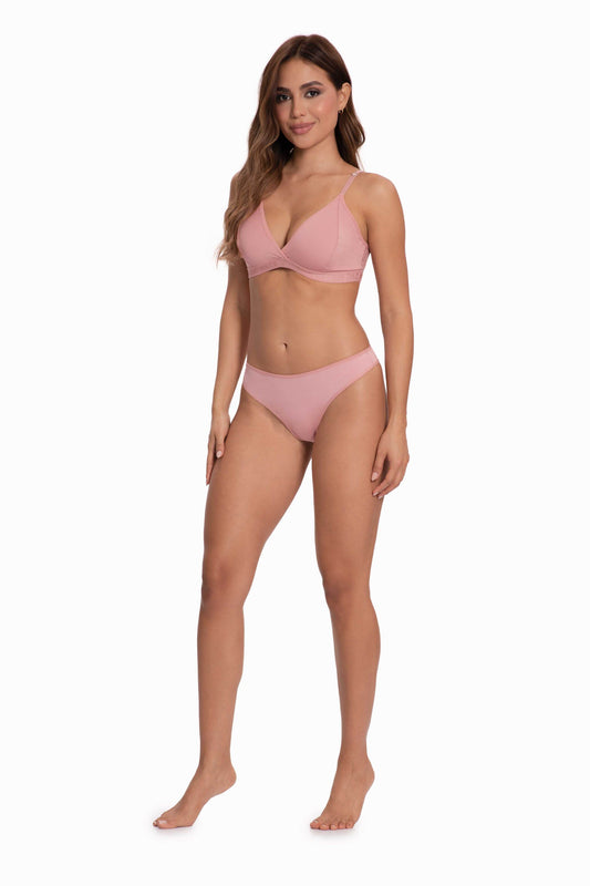 Top Dama Pecado Dulce En Microfibra Y Encaje