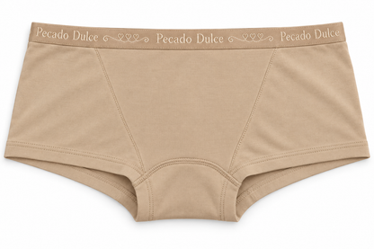 Bóxer Dama Pecado Dulce En Algodón Con Recogido