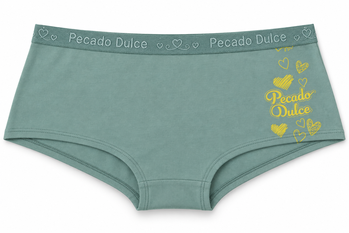 Cachetero Dama Pecado Dulce En Algodón Estampado
