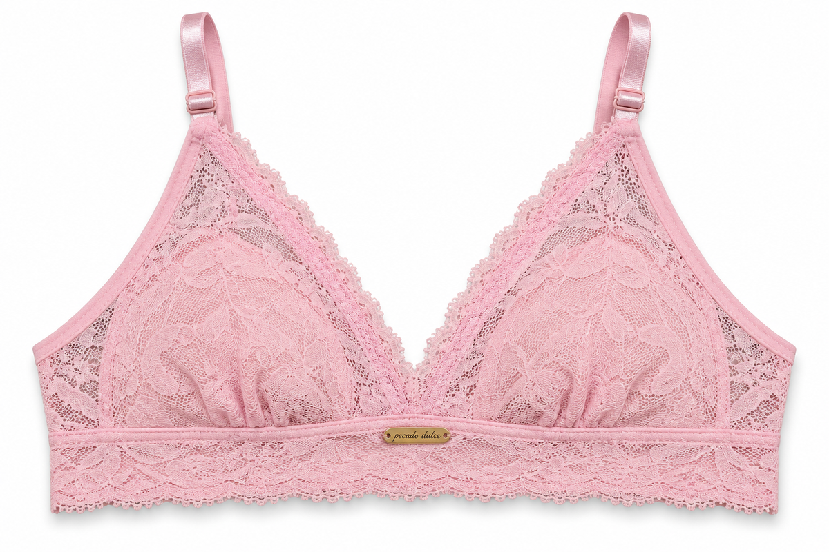 Top Dama Pecado Dulce Fondo Entero En Encaje