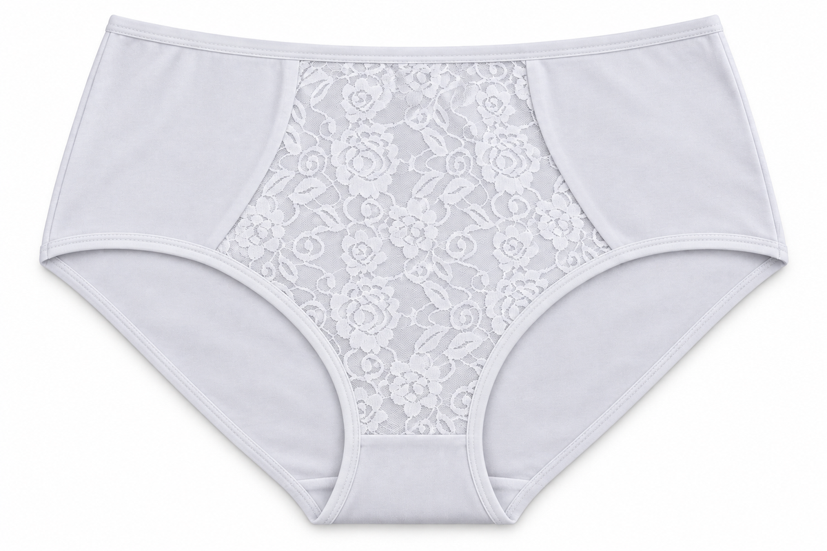 Panty Señorero Pecado Dulce En Algodón Y Blonda