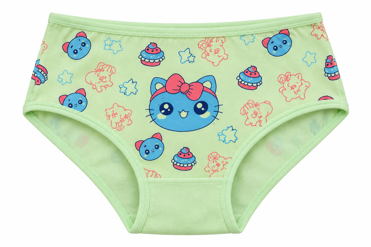 Panty Niña Pecado Dulce Estampado En Algodón