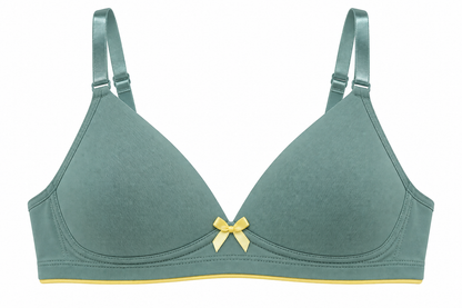 Brasier Niña Pecado Dulce En Microfibra Con Elástico Contraste