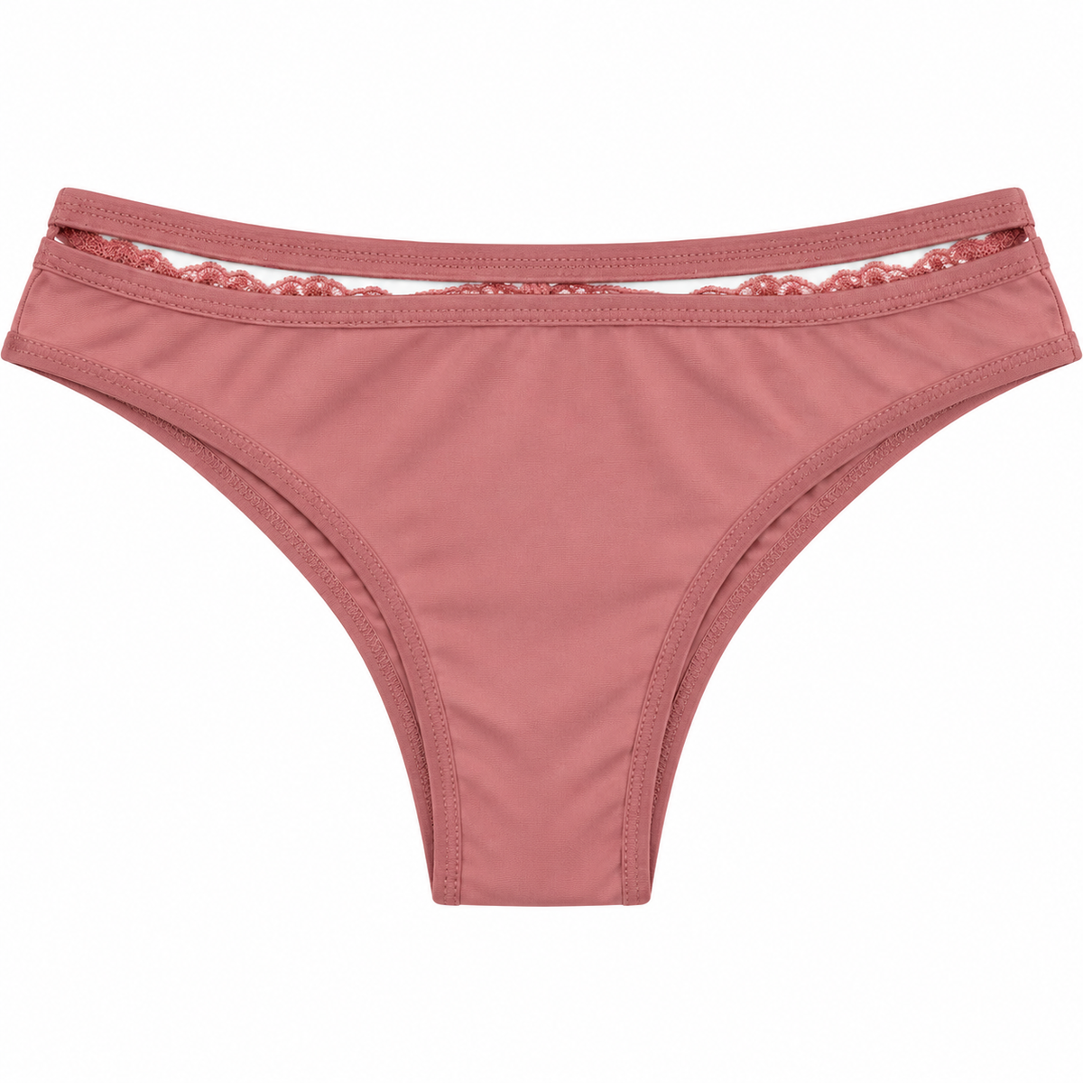 Panty Femenino de Corte Brasilero Dama Pecado Dulce Fondo Entero En Microfibra Y Encaje