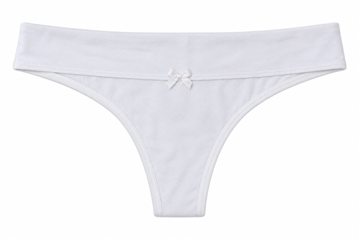 Panty Femenino de Corte Brasilero Dama Pecado Dulce Fondo Entero En Algodón