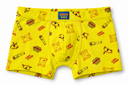 Bóxer Brio Niño Estampado Corto En Algodón