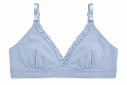 Top Materno Dama Pecado Dulce En Algodón Y Encaje