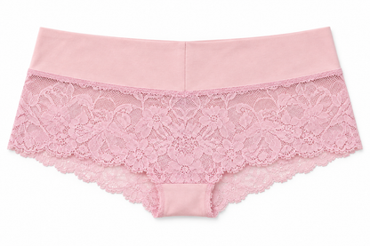 Cachetero Dama Pecado Dulce Fondo Entero En Algodón Y Encaje