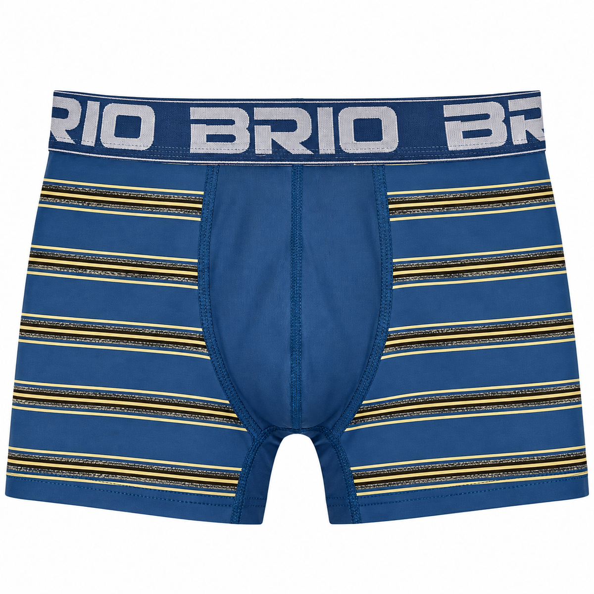 Bóxer Brio Hombre Rayas Corto En Microfibra